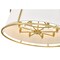 Z-Lite Lenyx Pendant Chandelier, 8-Light, 32 In.W x 32 In.L x 27.5 In.H, Rubbed Brass/White 1935-32RB - alternate 4